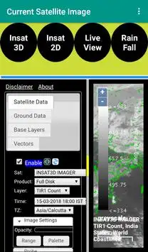 Indian Satellite Weather live image screenshot 2