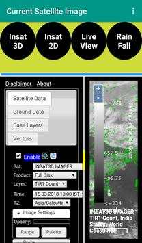 Indian Satellite Weather live image screenshot 2