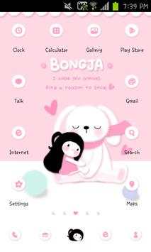 Bongja doll go launcher theme screenshot 1