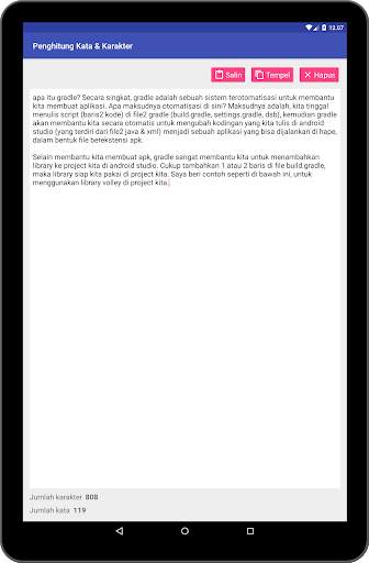 Aplikasi Penghitung Kata  & Karakter screenshot 6