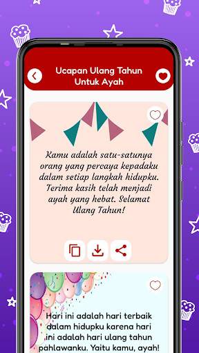 Kartu & Pesan Ulang Tahun screenshot 7