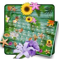 Tropical Flowers Keyboard