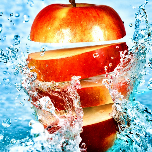 Fruits in water live wallpaper icon