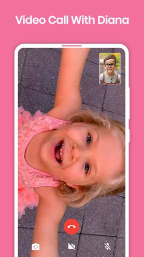 Diana Video Call : Fake Video Call Diana screenshot 4