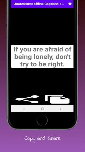 Quotes:Best offline Captions and Status 2021 скриншот 4