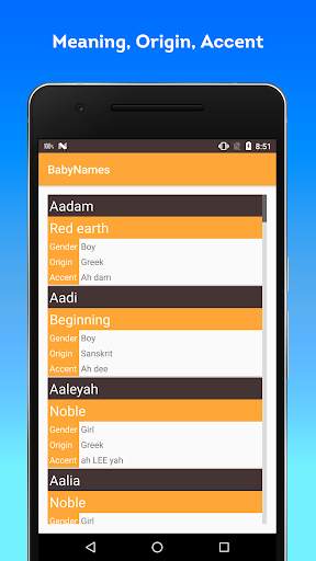 Baby names and meanings app screenshot 4