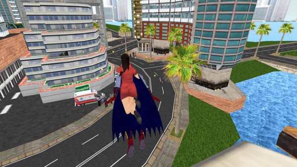 Superhero Crime City Flying Fighter Rescue Sim 18 स्क्रीनशॉट 3