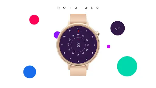 Roto 360 Watch Face for Android Wear OS screenshot 1