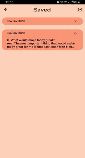 Journal screenshot 4