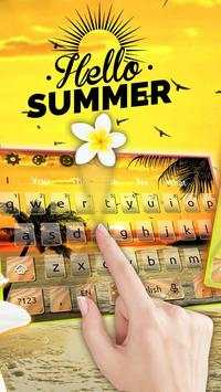 Motyw klawiatury Summer Beach screenshot 2