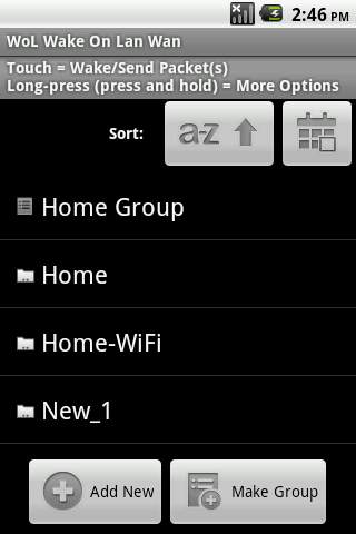 Wol Wake on Lan Wan screenshot 1