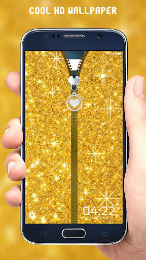 Glitter Zipper Lock Screen 1 تصوير الشاشة