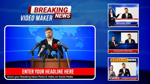 Breaking News Video Maker - Video Status Maker screenshot 2