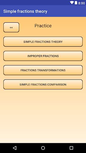 Math. Theory of fractions screenshot 3