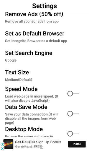 Fast Ultimate Browser screenshot 3