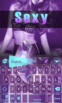 Sexy GO Keyboard Theme & Emoji 2 تصوير الشاشة