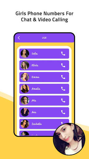 Real Girls Phone Numbers for whatsapp chat video screenshot 3