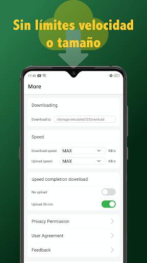 Descargador BitTorrent rápido screenshot 2