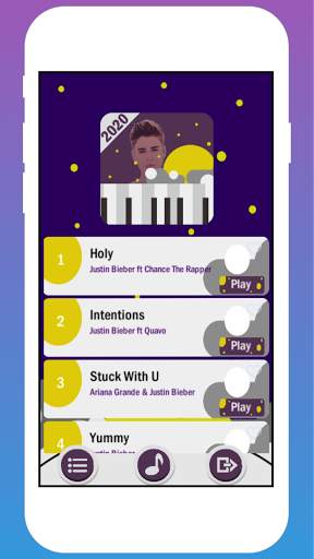 Piano Tiles Justin Bieber - Holy 🎹 screenshot 1