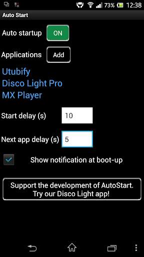AutoStart - No root screenshot 1