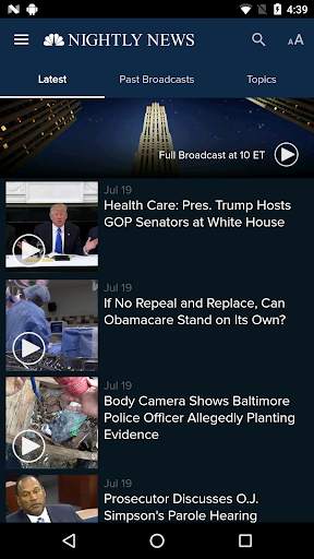 NBC Nightly News screenshot 1