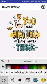 Best Quotes Maker screenshot 1