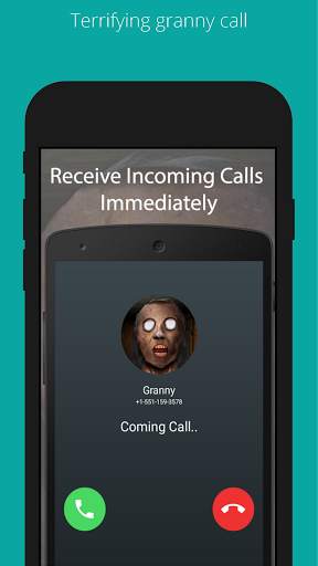 Terrifying Granny's Fake video Call Simulator screenshot 1