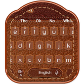 Tema del teclado de cuero icon