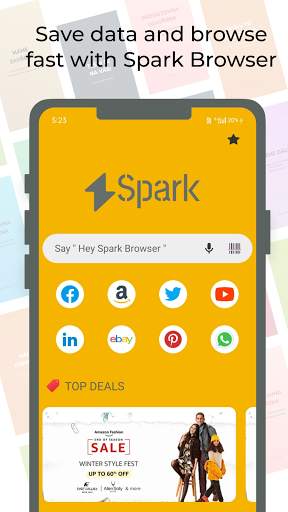 Spark Browser - Web Browser & Web Explorer screenshot 1