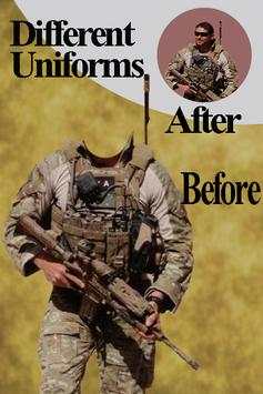 Afghan Army Suit Photo Editor - Commando Uniform screenshot 3