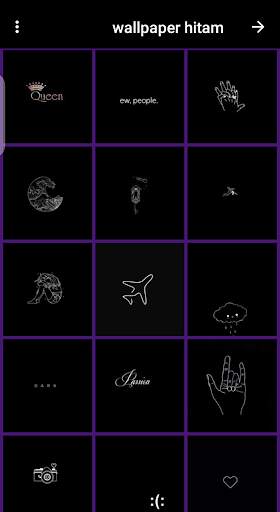 wallpaper hitam screenshot 1