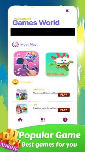 Games World : mini games स्क्रीनशॉट 1