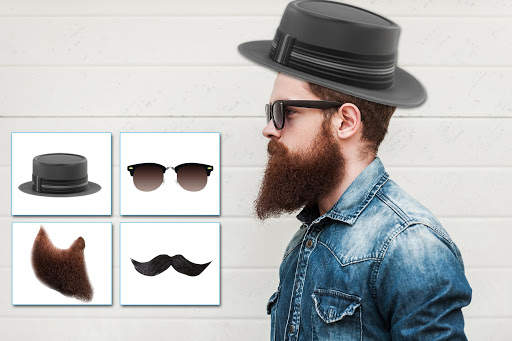 Man Style Makeup - Hair &  Beard Photo Editor screenshot 6
