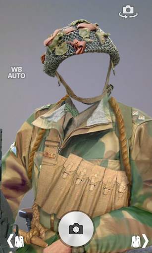 Military portrait photomontage screenshot 8