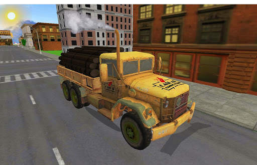 Euro Truck driving-world offroad cargo simulator screenshot 1