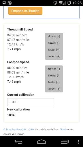 Running pace calculator स्क्रीनशॉट 2