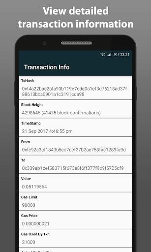 Ethereum Block Explorer 5 تصوير الشاشة