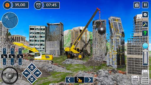 Excavator sim destroying games screenshot 5