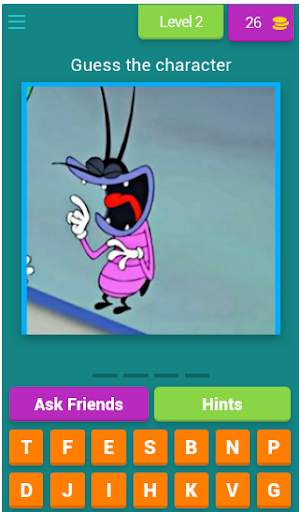 Oggy Quiz Game - Guess all cartoon characters screenshot 1