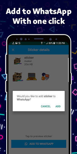 Animated Sticker Maker Whats‏ screenshot 5