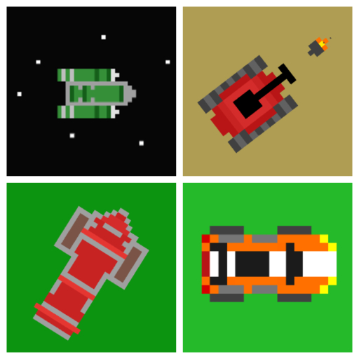 2 3 4 players minigames pixel - 2 players offline icon