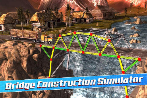 Bridge Construction Simulator 1 تصوير الشاشة