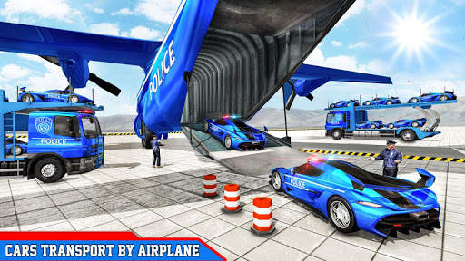US Police Car Transport Games: Truck Driving Games screenshot 4