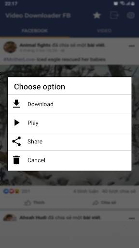 Downloader video HD per Facebook screenshot 2