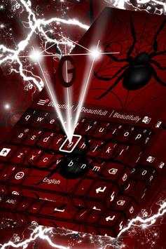 Black Widow Keyboard Theme скриншот 4