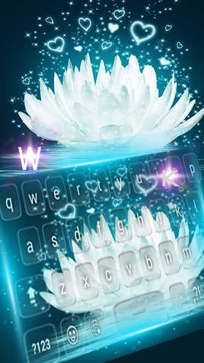 Magic flower on water keyboard screenshot 2