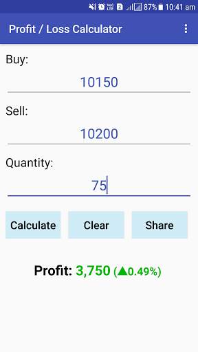 Profit / Loss Calculator screenshot 3