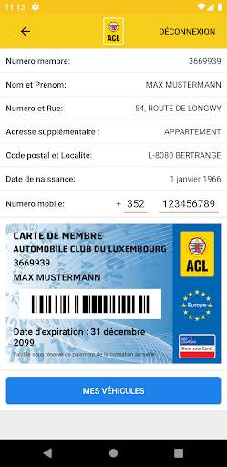 ACL App screenshot 2