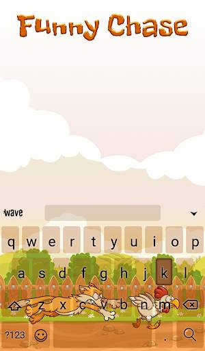 Funny Chase Animated Keyboard screenshot 2
