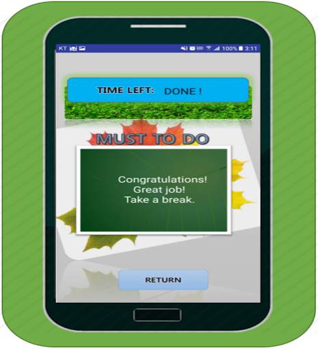 Pomodoro app 3 تصوير الشاشة
